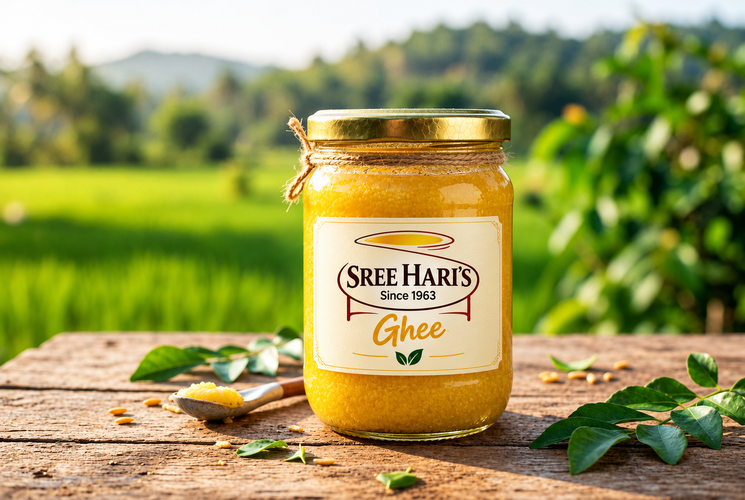 Sree Hari's pure ghee jar